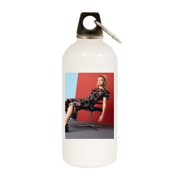 Frederikke Sofie White Water Bottle With Carabiner