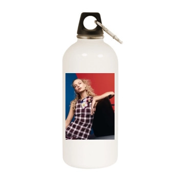 Frederikke Sofie White Water Bottle With Carabiner