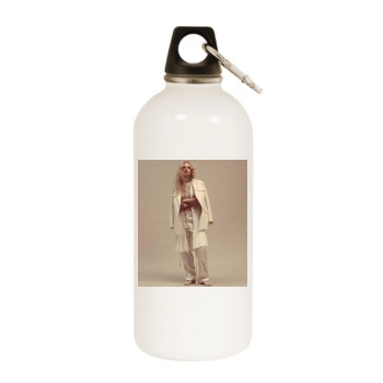 Frederikke Sofie White Water Bottle With Carabiner