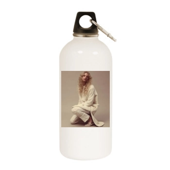 Frederikke Sofie White Water Bottle With Carabiner