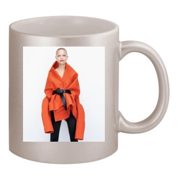 Frederikke Sofie 11oz Metallic Silver Mug