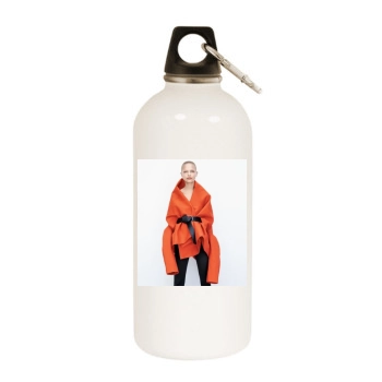 Frederikke Sofie White Water Bottle With Carabiner