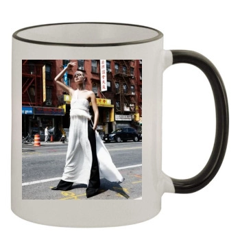 Frederikke Sofie 11oz Colored Rim & Handle Mug