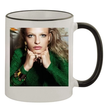 Frederikke Sofie 11oz Colored Rim & Handle Mug