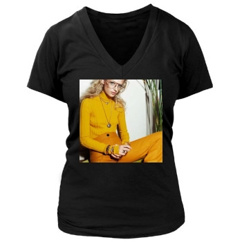 Frederikke Sofie Women's Deep V-Neck TShirt