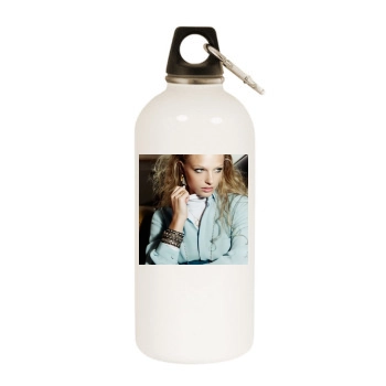 Frederikke Sofie White Water Bottle With Carabiner