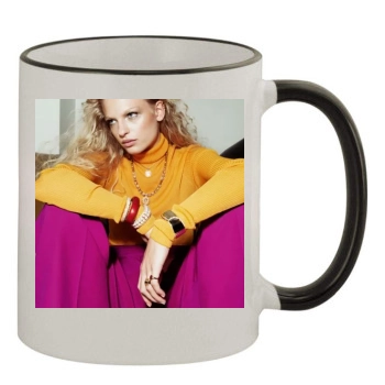 Frederikke Sofie 11oz Colored Rim & Handle Mug