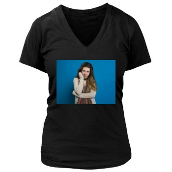 Heather Matarazzo Women's Deep V-Neck TShirt