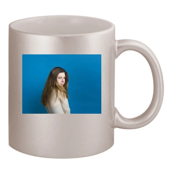 Heather Matarazzo 11oz Metallic Silver Mug