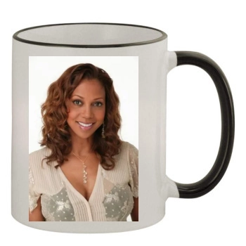 Holly Robinson Peete 11oz Colored Rim & Handle Mug