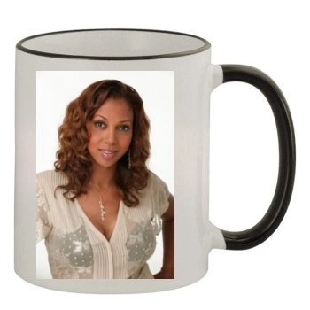 Holly Robinson Peete 11oz Colored Rim & Handle Mug