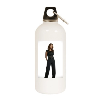 Holly Robinson Peete White Water Bottle With Carabiner