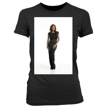 Holly Robinson Peete Women's Junior Cut Crewneck T-Shirt