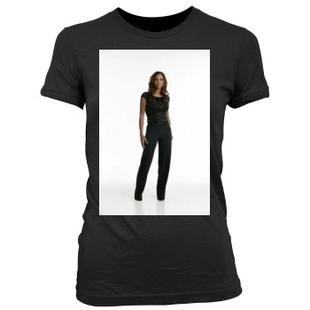 Holly Robinson Peete Women's Junior Cut Crewneck T-Shirt