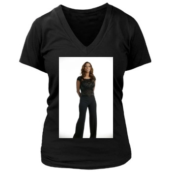 Holly Robinson Peete Women's Deep V-Neck TShirt