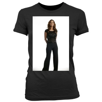 Holly Robinson Peete Women's Junior Cut Crewneck T-Shirt