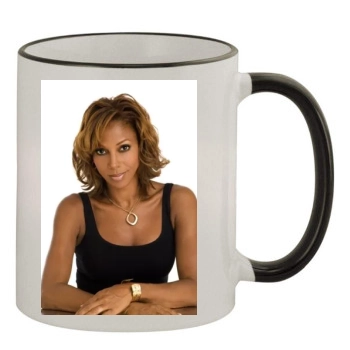 Holly Robinson Peete 11oz Colored Rim & Handle Mug