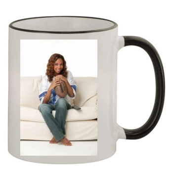 Holly Robinson Peete 11oz Colored Rim & Handle Mug