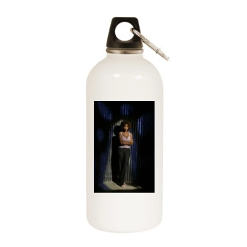 Holly Robinson Peete White Water Bottle With Carabiner