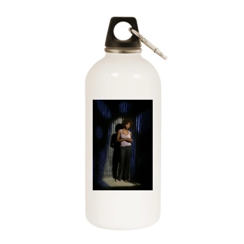 Holly Robinson Peete White Water Bottle With Carabiner