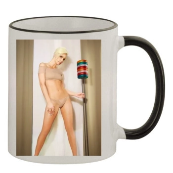 Ingrid Grudke 11oz Colored Rim & Handle Mug