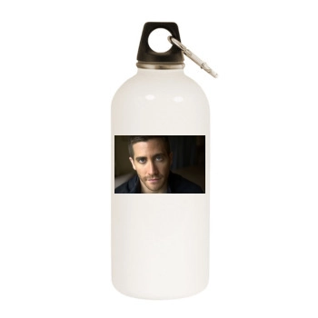 Jake Gyllenhaal White Water Bottle With Carabiner