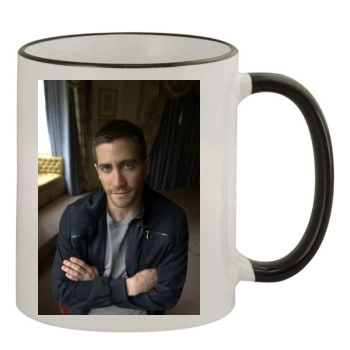 Jake Gyllenhaal 11oz Colored Rim & Handle Mug