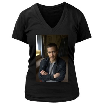 Jake Gyllenhaal Women's Deep V-Neck TShirt