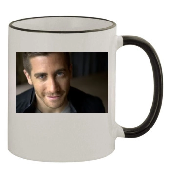 Jake Gyllenhaal 11oz Colored Rim & Handle Mug