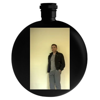 Jake Gyllenhaal Round Flask