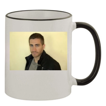 Jake Gyllenhaal 11oz Colored Rim & Handle Mug