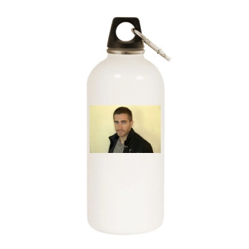 Jake Gyllenhaal White Water Bottle With Carabiner