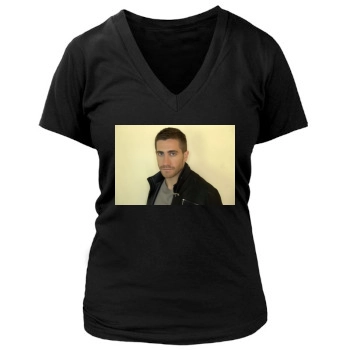 Jake Gyllenhaal Women's Deep V-Neck TShirt