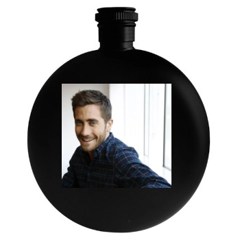 Jake Gyllenhaal Round Flask