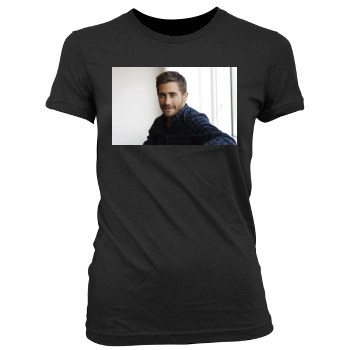 Jake Gyllenhaal Women's Junior Cut Crewneck T-Shirt