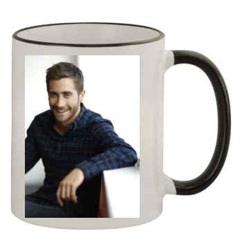 Jake Gyllenhaal 11oz Colored Rim & Handle Mug