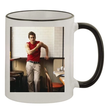 Jake Gyllenhaal 11oz Colored Rim & Handle Mug