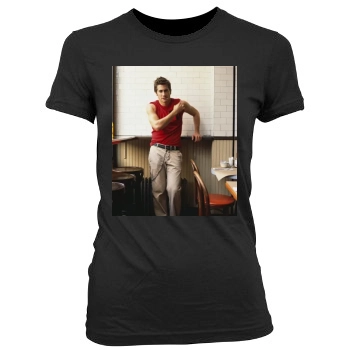 Jake Gyllenhaal Women's Junior Cut Crewneck T-Shirt