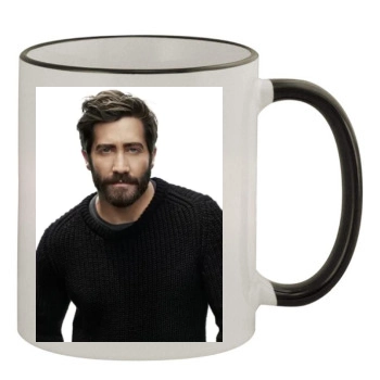 Jake Gyllenhaal 11oz Colored Rim & Handle Mug