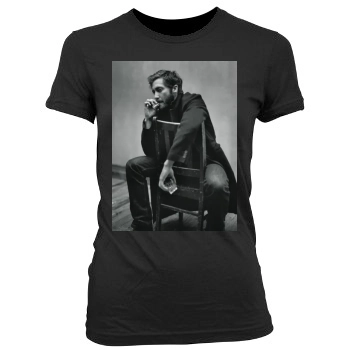 Jake Gyllenhaal Women's Junior Cut Crewneck T-Shirt