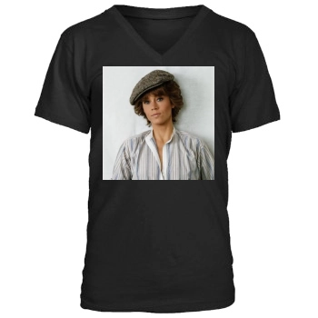 Jane Fonda Men's V-Neck T-Shirt