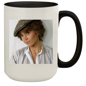 Jane Fonda 15oz Colored Inner & Handle Mug