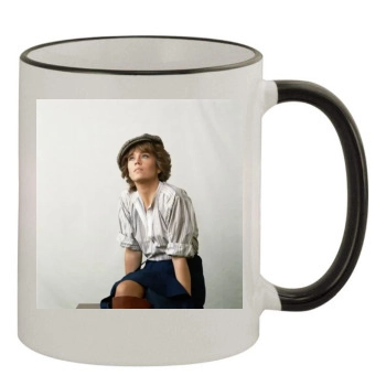 Jane Fonda 11oz Colored Rim & Handle Mug