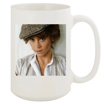 Jane Fonda 15oz White Mug