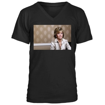 Jane Fonda Men's V-Neck T-Shirt