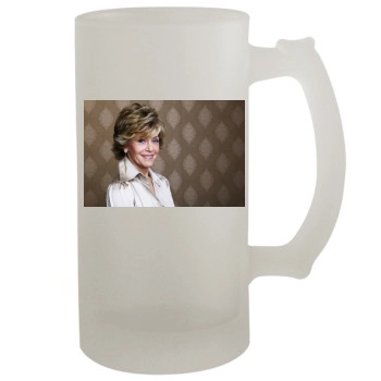 Jane Fonda 16oz Frosted Beer Stein