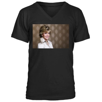 Jane Fonda Men's V-Neck T-Shirt