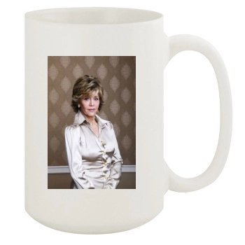 Jane Fonda 15oz White Mug