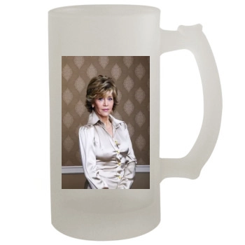 Jane Fonda 16oz Frosted Beer Stein