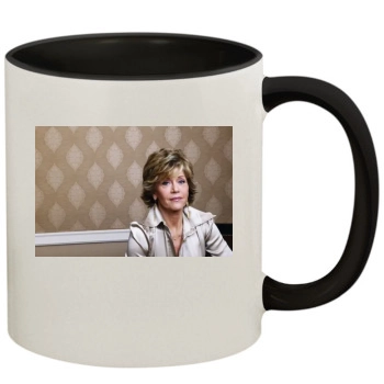 Jane Fonda 11oz Colored Inner & Handle Mug